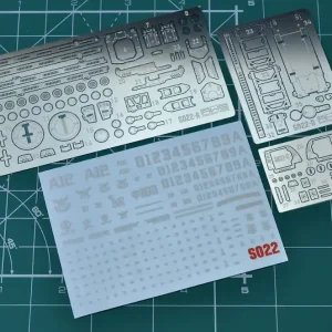 Acheter Direct Madworks S222 Etching Parts with Decals for HG MS-06S Zaku II GTO