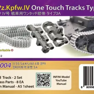 Acheter En Ligne Infinimodel IMA35004 Pz.Kpfw.IV - One Touch Tracks Type 3A