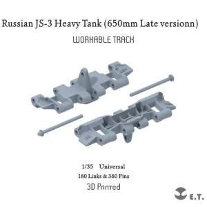 Super Prix ET Model P35-051 Russian Heavy Tank IS-3 Late version - 650mm Workable Track