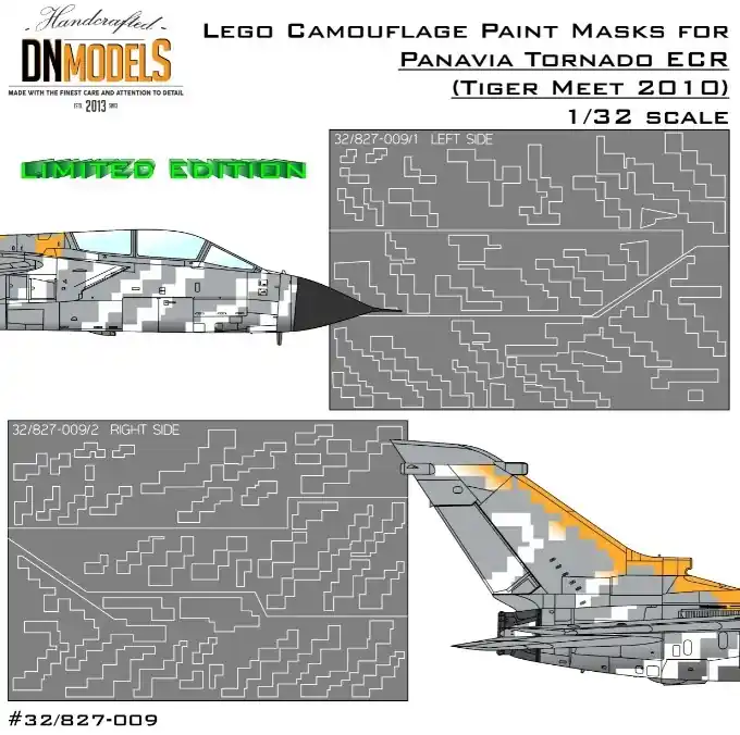 Prix Bas DN Models 32-827-009 Paint Masks For Tiger Meet 2010 Panavia Tornado ECR Lego Bomber