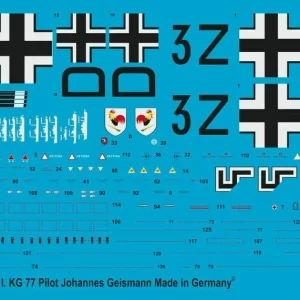 Acheter Direct Peddinghaus-Decals 2086 Ju 88 A-14 I KG 77 Johannes Geismann
