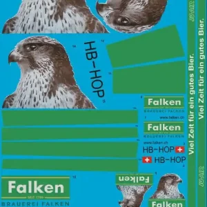 Achat Immédiat Peddinghaus-Decals 2324 Ju 52 JU Air-Swiss Falken-Brewery HB-HOP
