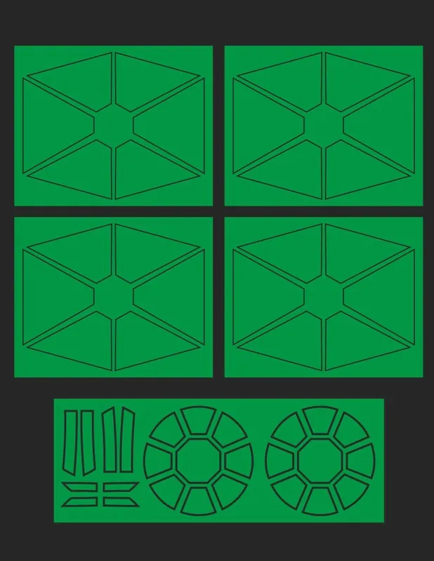 Pas Cher Green Strawberry AM003 Tie Fighter