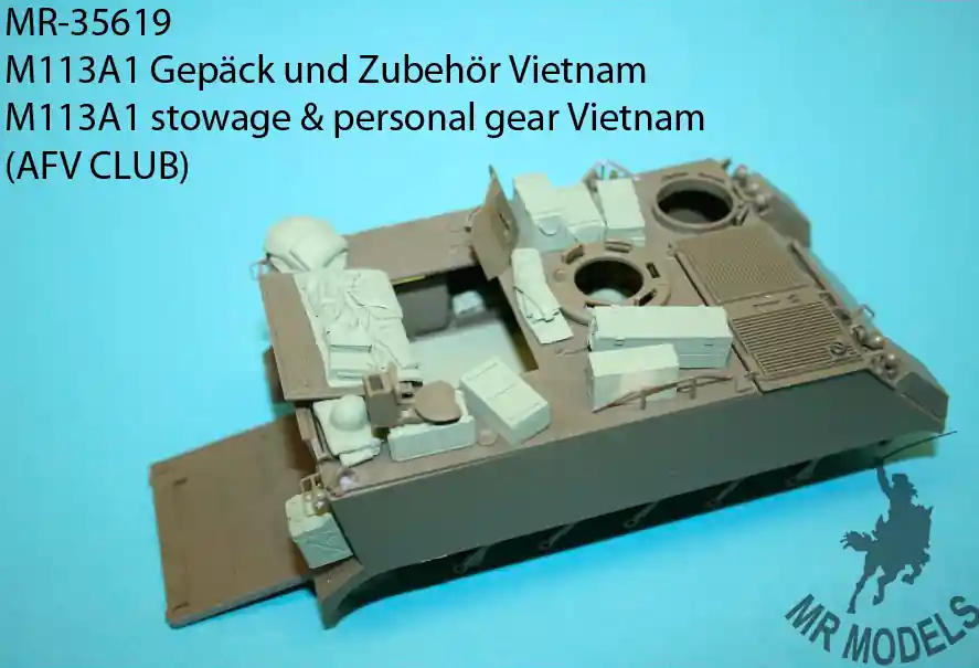 MR Modellbau 35619 Stowage and personal gear M113A1 US Army Vietnam No.1 Soldes