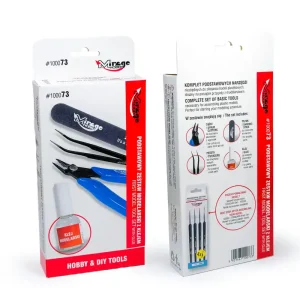 Mirage-Hobby 100073 First Model Tool Set with Glue Bon Marché