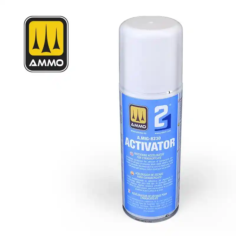 Top Vente AMMO of Mig Jimenez A.MIG 8230 Activator - Hardening Accelerator For Cyanoacrylate