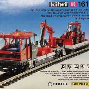 Bon Marché NEW! Kibri 16103 Robel 54.22 Draisine with 2-axle Platform Wagon with